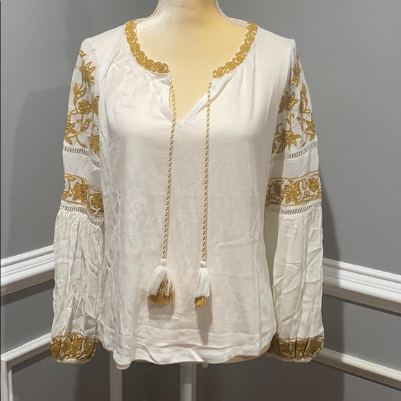 Anthropologie AJA EMBROIDERED BLOUSE size … - Picture 5 of 14